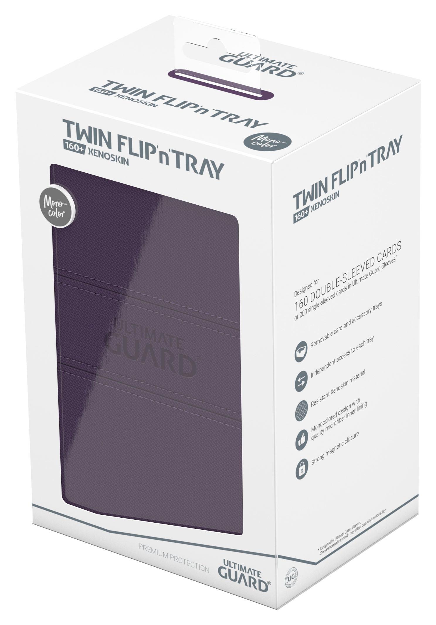 Ultimate Guard Twin Flip'n'Tray 160+ XenoSkin Monocolor Violett Ultimate Guard Twin Flip'n'Tray 160+ XenoSkin Monocolor Violett