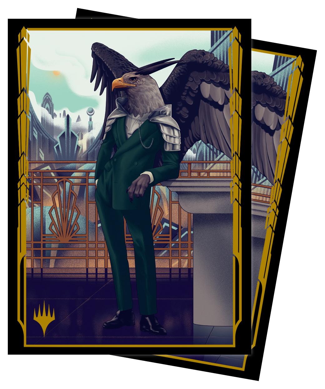 UP - Magic: The Gathering Streets of New Capenna 100 Sleeves featuring Falco Spara, Pactweaver