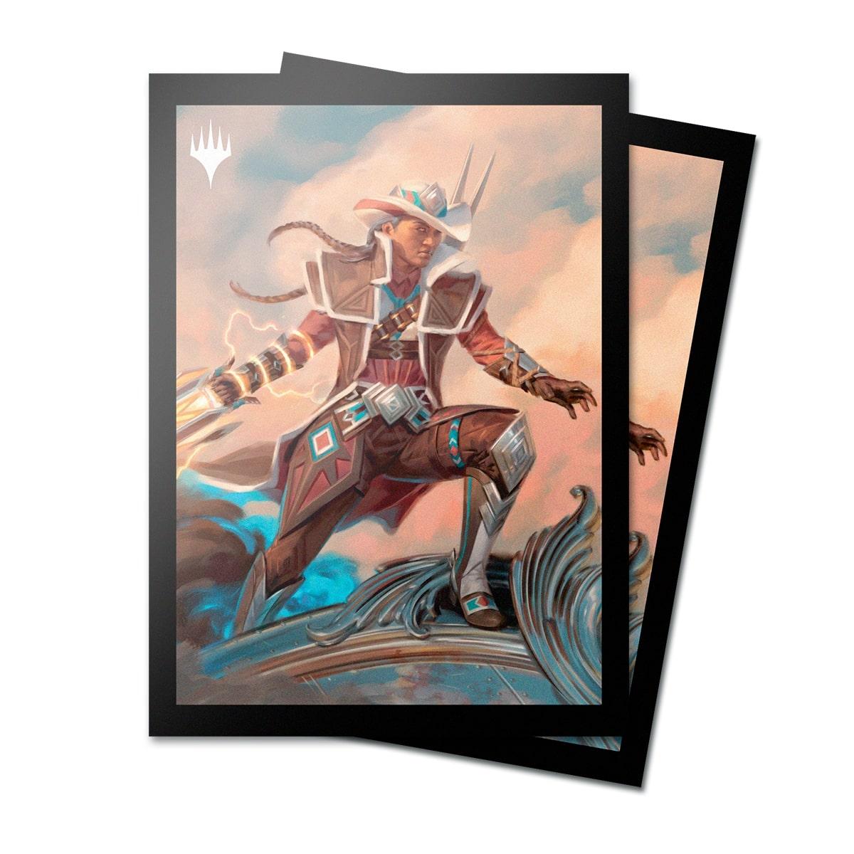 Ultra Pro - Outlaws of Thunder Junction 100ct Deck Protector Sleeves Key Art 5 for Magic: The Gathering