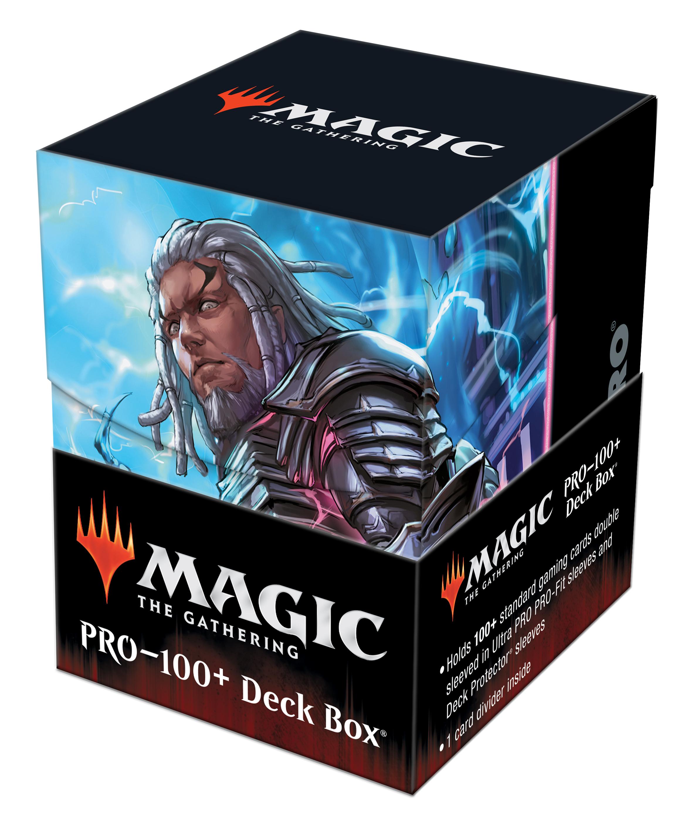 UP - 100+ Deck Box for Magic: The Gathering - Kamigawa Neon Dynasty Tezzeret, Betrayer of Flesh UP - 100+ Deck Box for Magic: The Gathering - Kamigawa Neon Dynasty Tezzeret, Betrayer of Flesh