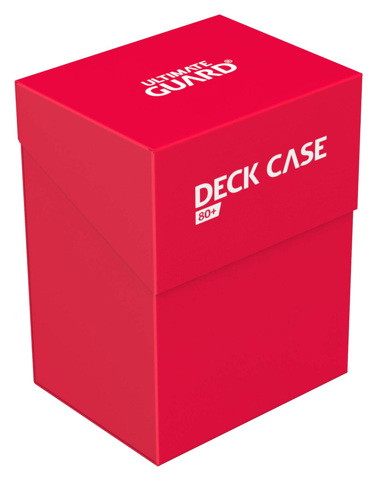 Deck Case 80+ Standard Size Red Deck Case 80+ Standard Size Red