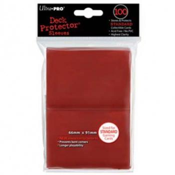 Ultra Pro Deck Protector Sleeves Standard- Red (100) Ultra Pro Deck Protector Sleeves Standard- Red (100)