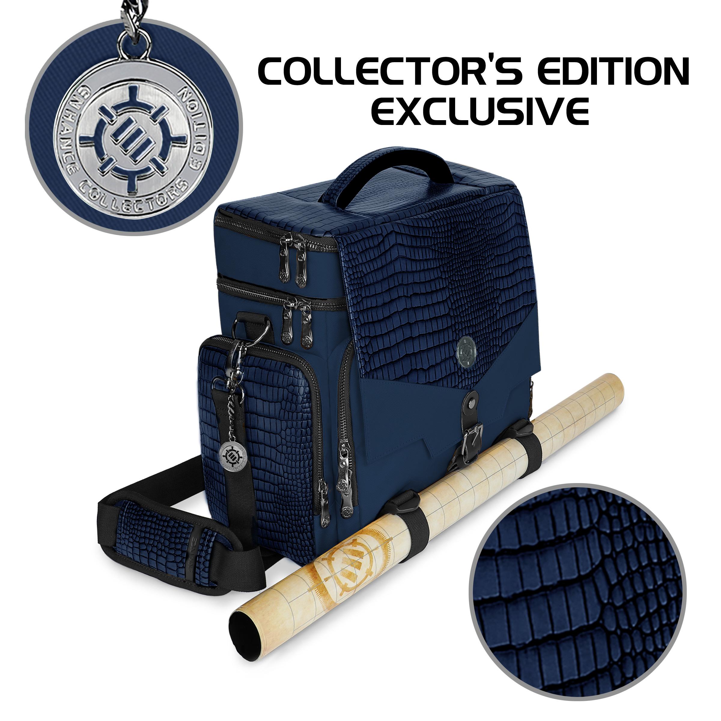 ENHANCE Collector's Edition RPG Adventurer's DnD Bag - Dragon Blue