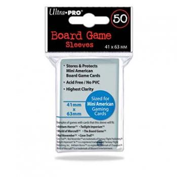 Ultra Pro Board Game Sleeves - 41x63 mm Ultra Pro Board Game Sleeves - 41x63 mm