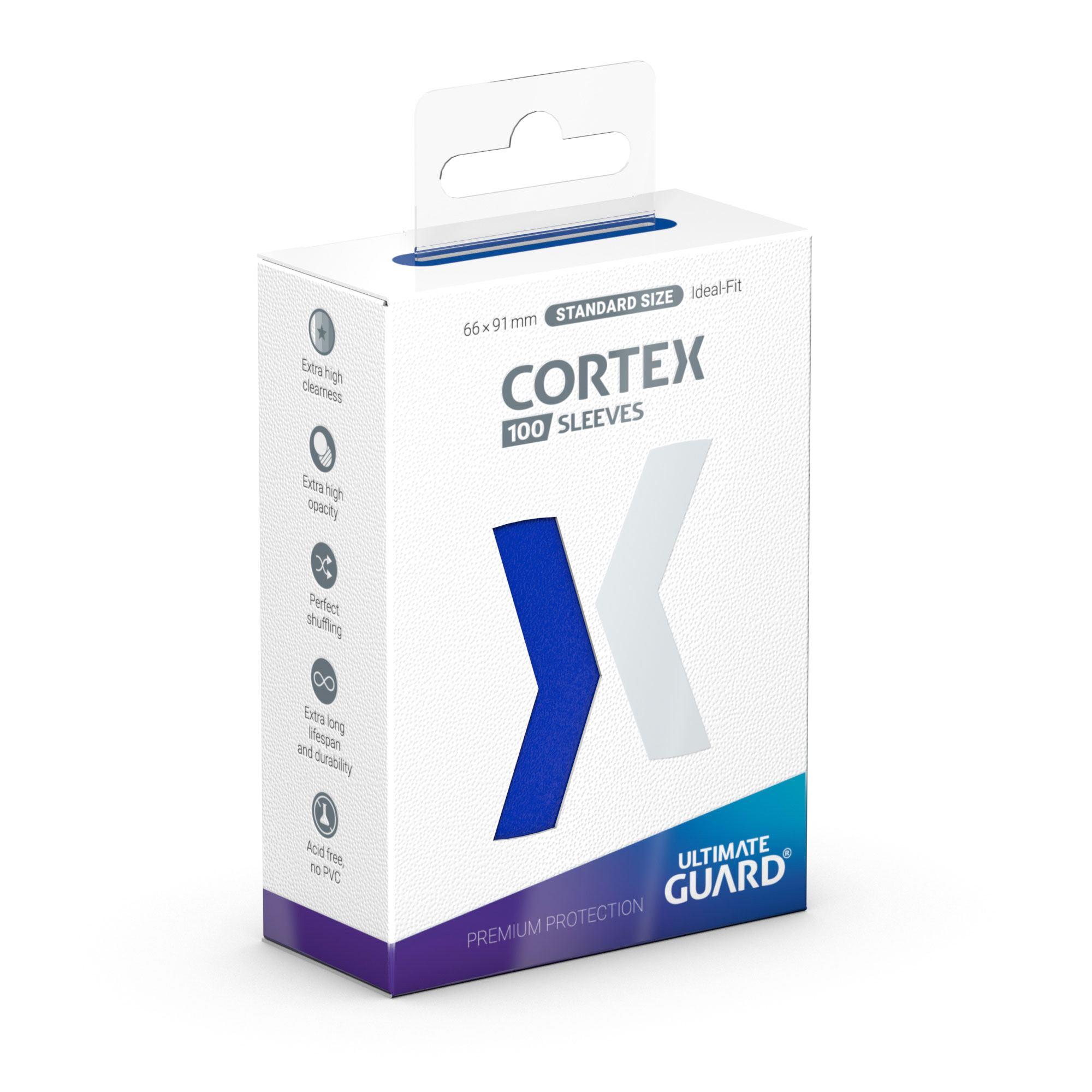 Ultimate Guard Cortex Sleeves (100) Standard Size Blue Ultimate Guard Cortex Sleeves (100) Standard Size Blue