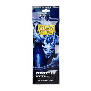 Dragon Shield Japanese Size Perfect Fit Sealable Inner Sleeves - Clear Yama (100)