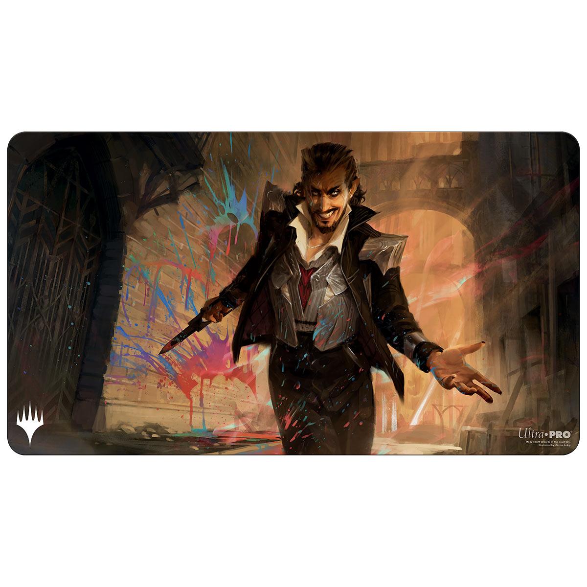 UP - Magic: The Gathering Streets of New Capenna Playmat featuring Anhelo, the Painter