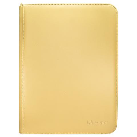 Ultra Pro - 	Vivid 9-Pocket Zippered PRO-Binder: Yellow