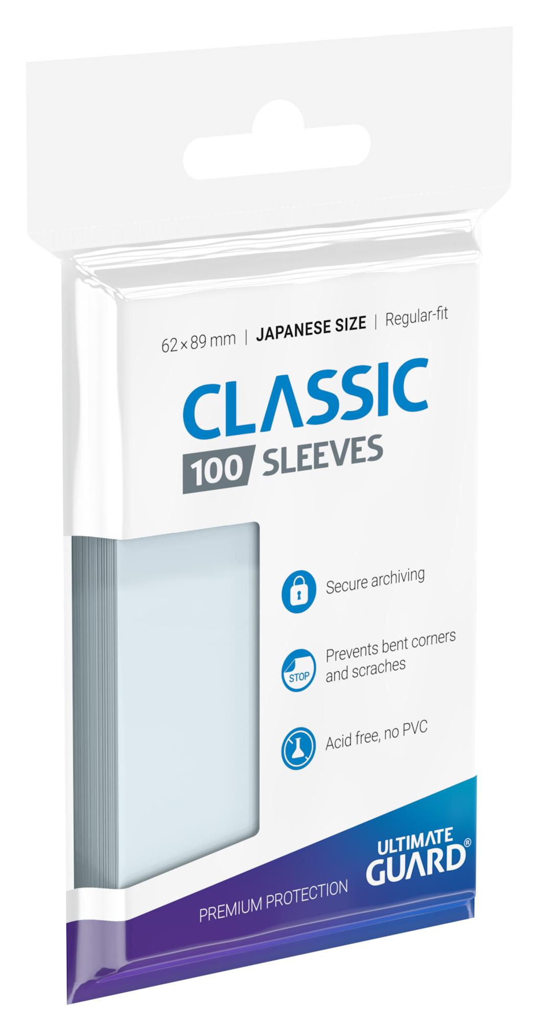 Classic Soft Sleeves Japanese Size Transparent (100) Classic Soft Sleeves Japanese Size Transparent (100)
