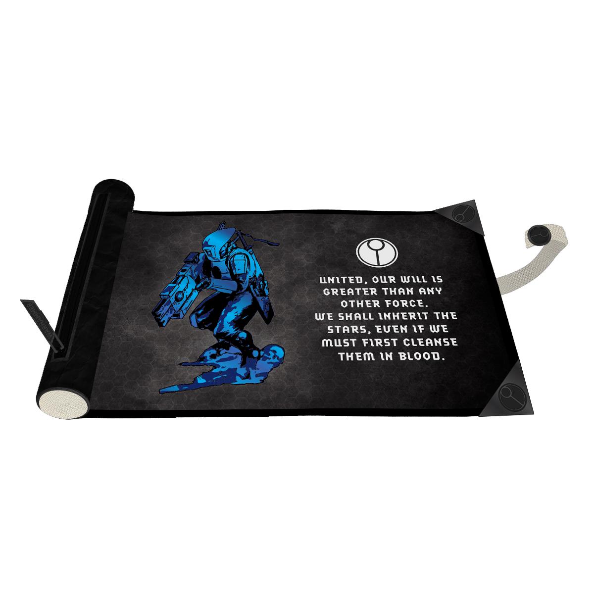 Ultra Pro - T'au Empire Codex Aligned Dice Scroll Premium Foil for Warhammer 40,000 Ultra Pro - T'au Empire Codex Aligned Dice Scroll Premium Foil for Warhammer 40,000