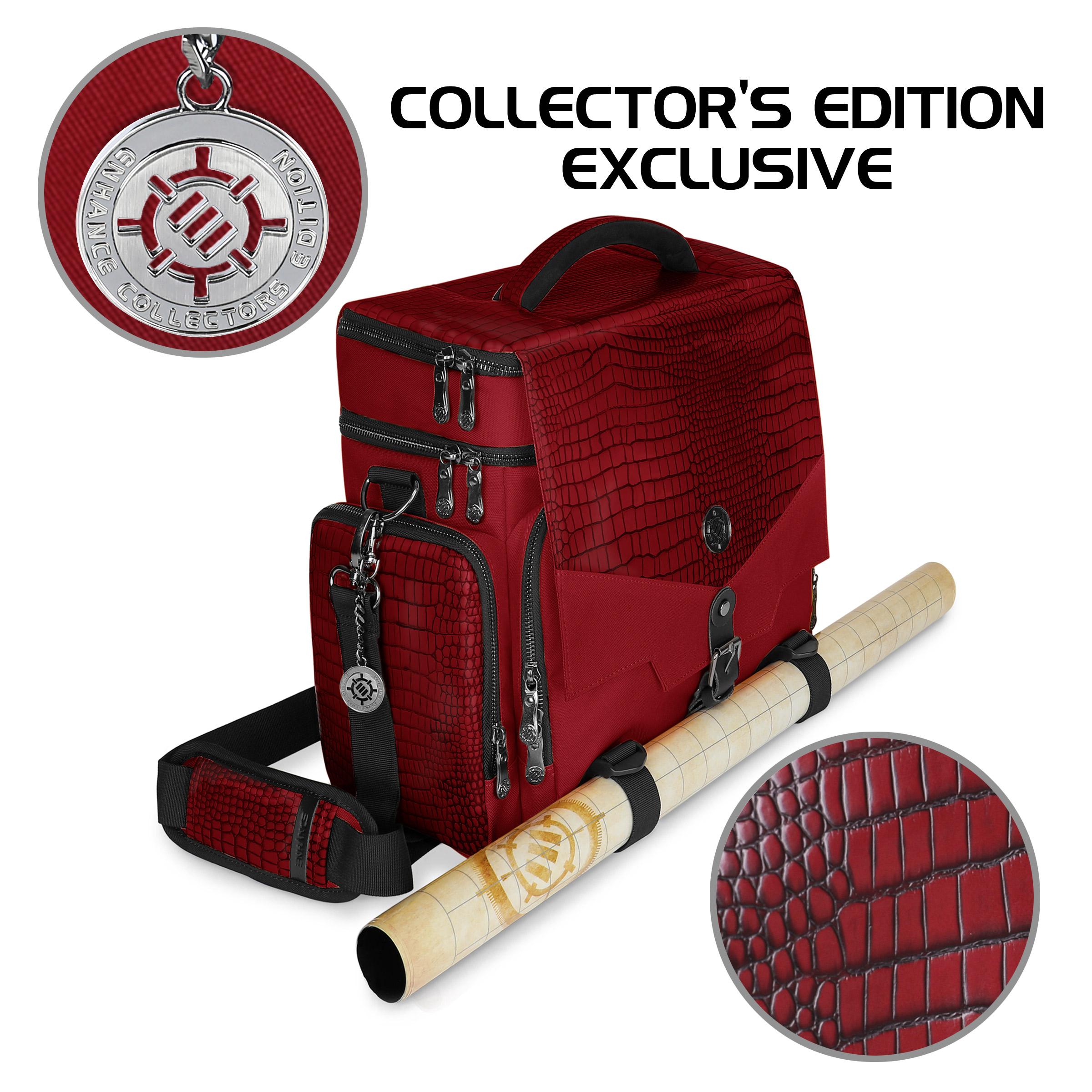 ENHANCE Collector's Edition RPG Adventurer's DnD Bag - Dragon Red