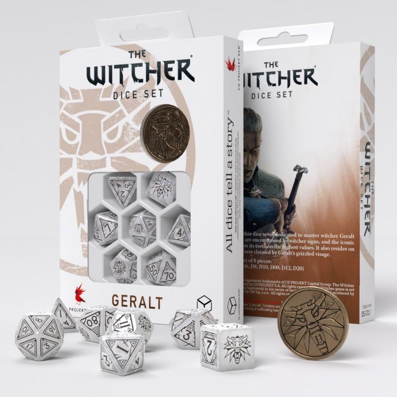 The Witcher Dice Set. Geralt - The White Wolf The Witcher Dice Set. Geralt - The White Wolf