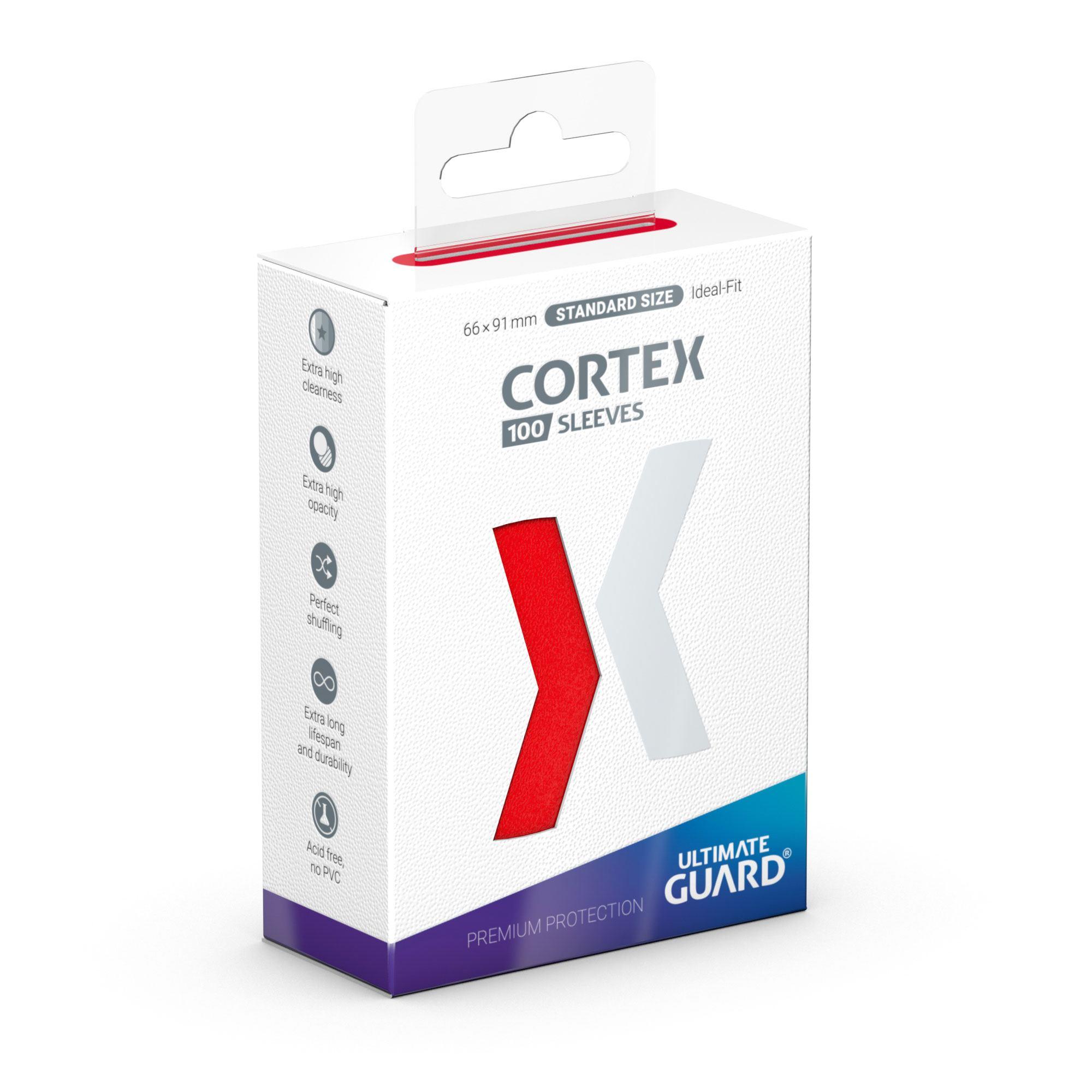 Ultimate Guard Cortex Sleeves (100) Standard Size Red Ultimate Guard Cortex Sleeves (100) Standard Size Red