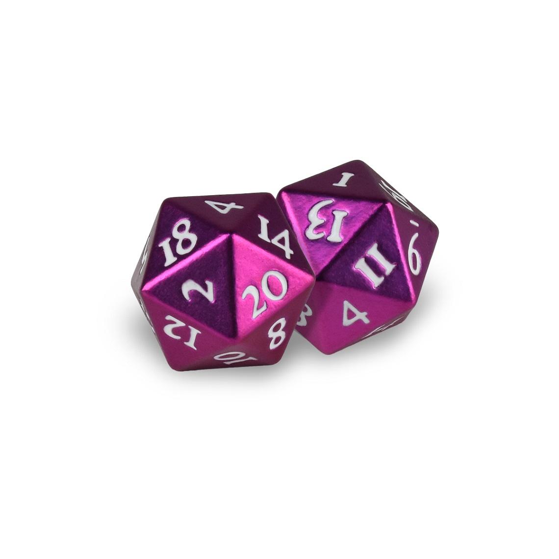 Heavy Metal D20 Dice - Grenadine Heavy Metal D20 Dice - Grenadine